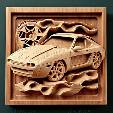 3D model Porsche 944 (STL)